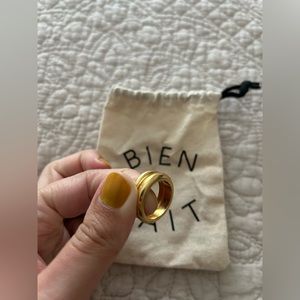 Madewell stackable rings, size 6